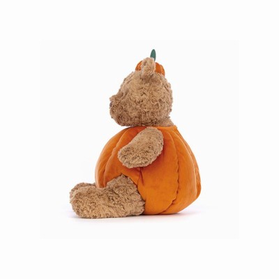 Jellycat Bartholomew Pumpkin Bear Australia | 987162EXF